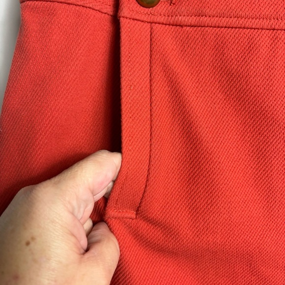 Tory Burch Red Canyon Thea Skirt. With Gold Buttons Size 4 - Picture 5 of 8